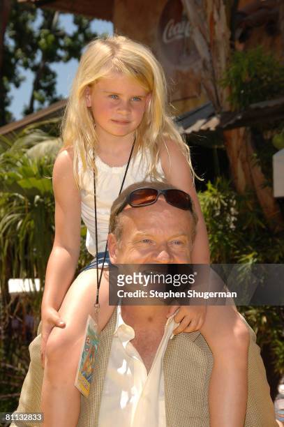 Actor Kelsey Grammer and daughter Mason Grammer attend the opening of "The Simpsons" Ride at Universal Studios May 17, 2008 in Universal City,...