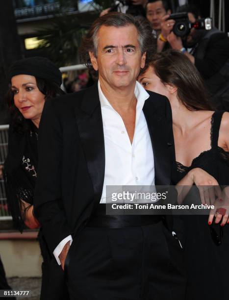 Bernard Henri Levy attends the Vicky Cristina Barcelona premiere at the Palais des Festivals during the 61st Cannes International Film Festival on...
