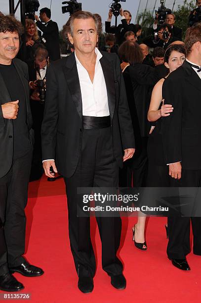 Bernard Henri Levy attends the Vicky Cristina Barcelona premiere at the Palais des Festivals during the 61st Cannes International Film Festival on...