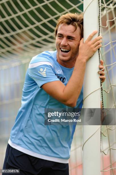 Patricio Gil Gabarron of SS Lazio during the SS Lazio Training Camp - Day 1 on July 9, 2017 in Rome, Italy.