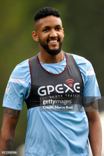 Fortuna Wallace of SS Lazio during the SS Lazio Training Camp - Day 1 on July 9, 2017 in Rome, Italy.