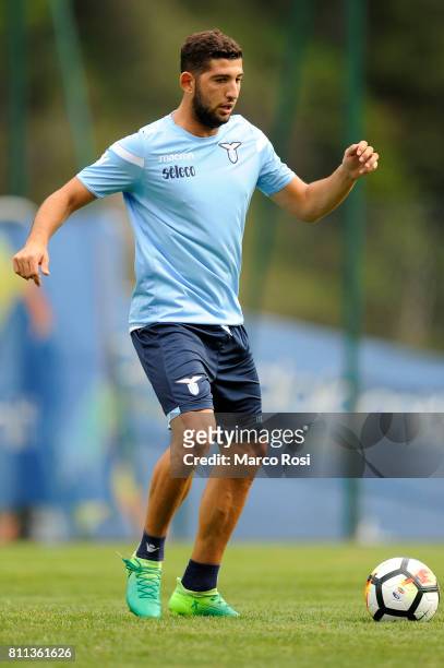 Luca Crecco of SS Lazio during the SS Lazio Training Camp - Day 1 on July 9, 2017 in Rome, Italy.