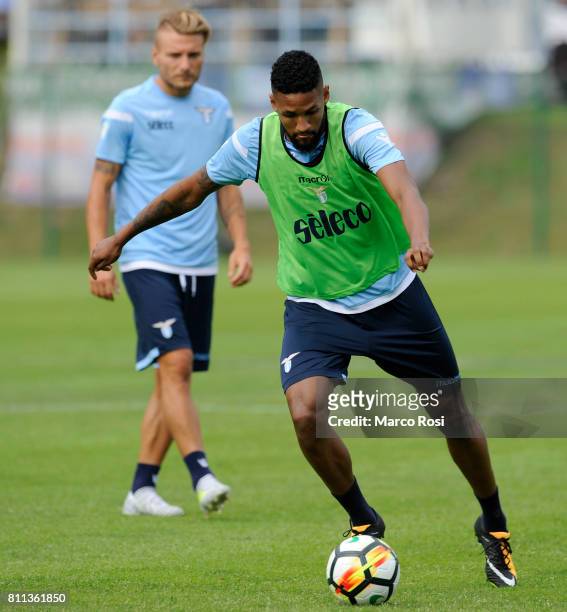 Fortuna Wallace of SS Lazio during the SS Lazio Training Camp - Day 1 on July 9, 2017 in Rome, Italy.