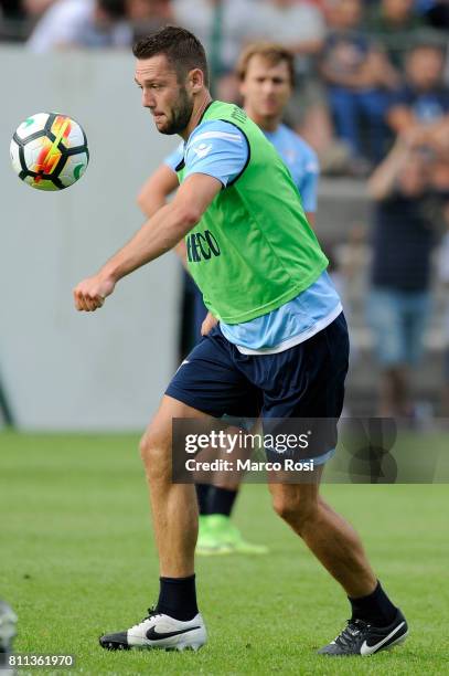 Stefan De Vrij of SS Lazio during the SS Lazio Training Camp - Day 1 on July 9, 2017 in Rome, Italy.