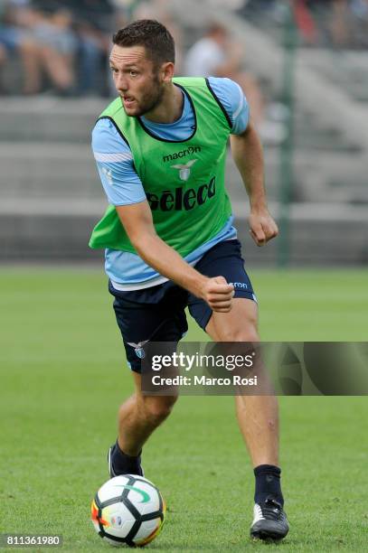 Stefan De Vrij of SS Lazio during the SS Lazio Training Camp - Day 1 on July 9, 2017 in Rome, Italy.