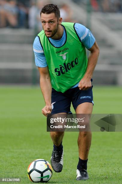 Stefan De Vrij of SS Lazio during the SS Lazio Training Camp - Day 1 on July 9, 2017 in Rome, Italy.