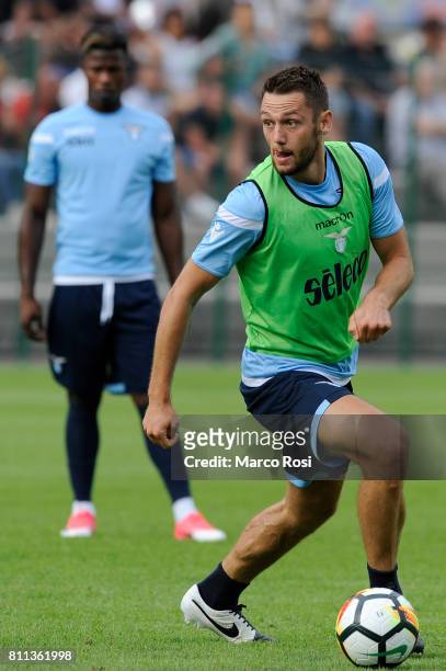 Stefan De Vrij of SS Lazio during the SS Lazio Training Camp - Day 1 on July 9, 2017 in Rome, Italy.
