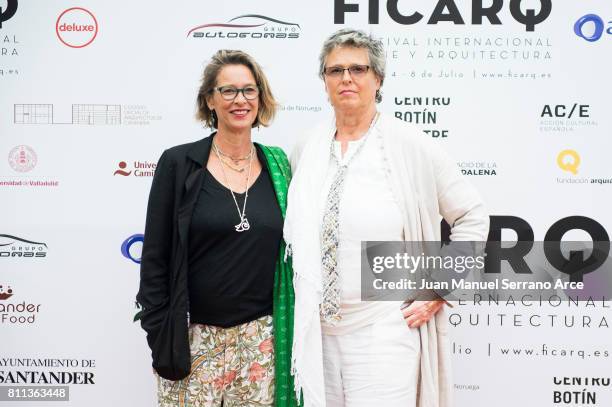 Paola Dominguin Bose and Lucia Dominguin Bose attends FICARQ 2017 Photocall at Palacio de Magdalena on July 8, 2017 in Santander, Spain.