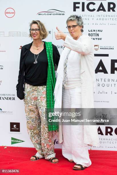 Paola Dominguin Bose and Lucia Dominguin Bose attends FICARQ 2017 Photocall at Palacio de Magdalena on July 8, 2017 in Santander, Spain.