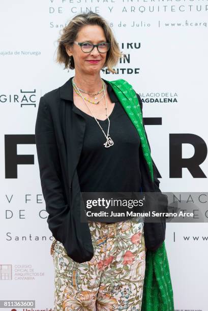 Paola Dominguin Bose attends FICARQ 2017 Photocall at Palacio de Magdalena on July 8, 2017 in Santander, Spain.