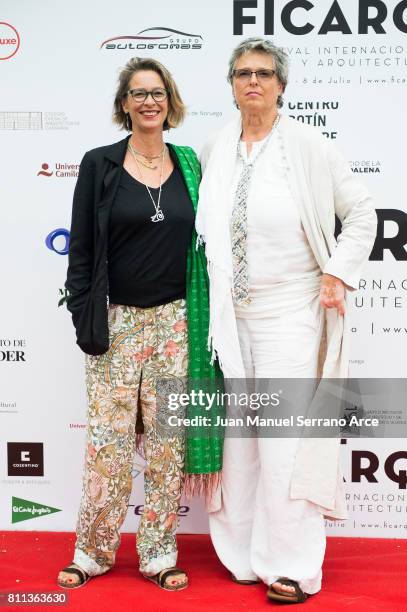 Paola Dominguin Bose and Lucia Dominguin Bose attends FICARQ 2017 Photocall at Palacio de Magdalena on July 8, 2017 in Santander, Spain.