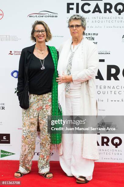 Paola Dominguin Bose and Lucia Dominguin Bose attends FICARQ 2017 Photocall at Palacio de Magdalena on July 8, 2017 in Santander, Spain.