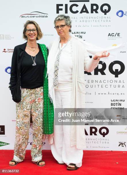 Paola Dominguin Bose and Lucia Dominguin Bose attends FICARQ 2017 Photocall at Palacio de Magdalena on July 8, 2017 in Santander, Spain.
