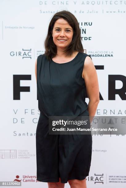 Susana de la Sierra attends FICARQ 2017 Photocall at Palacio de Magdalena on July 8, 2017 in Santander, Spain.