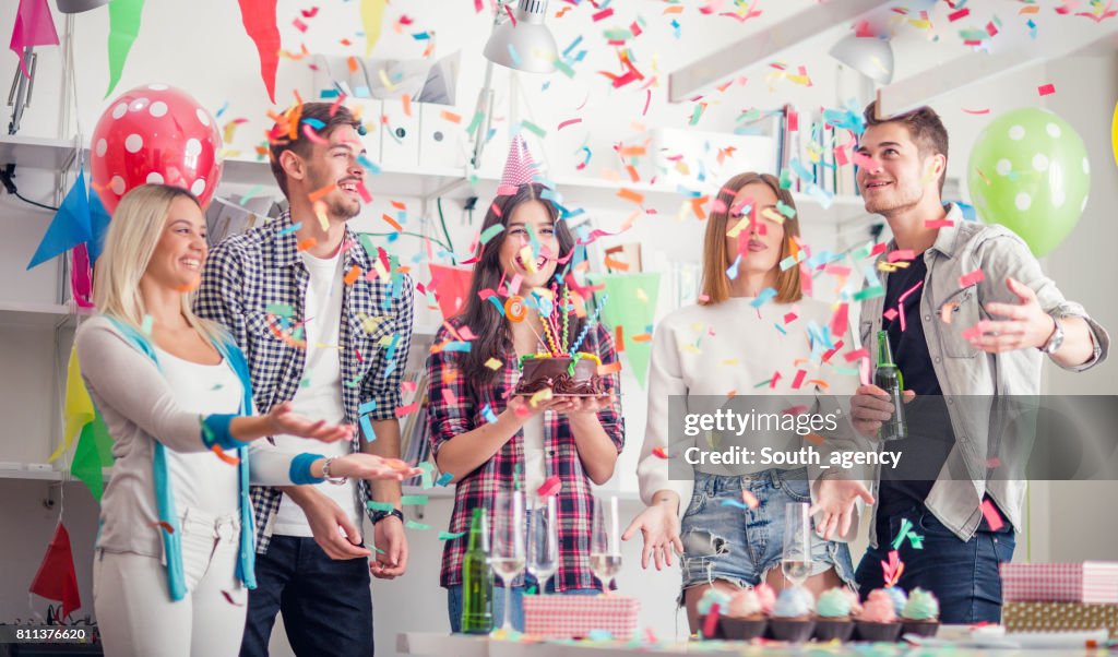 Party In Office Celebration In The Office High-Res Stock Photo - Getty Images