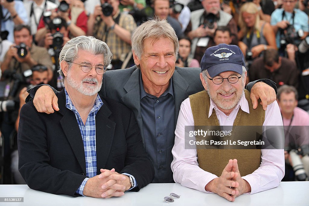Cannes: Indiana Jones And The Kingdom Of The Crystal Skull - Photocall