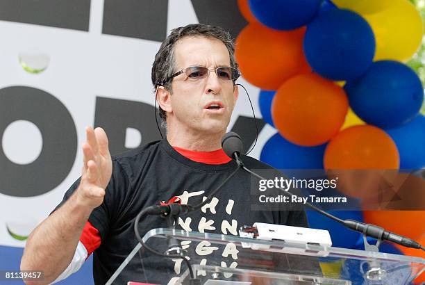 Fashion designer Kenneth Cole attends the 23rd Annual AIDS Walk New York Opening Ceremony at Central Park on May 18, 2008 in New York City.