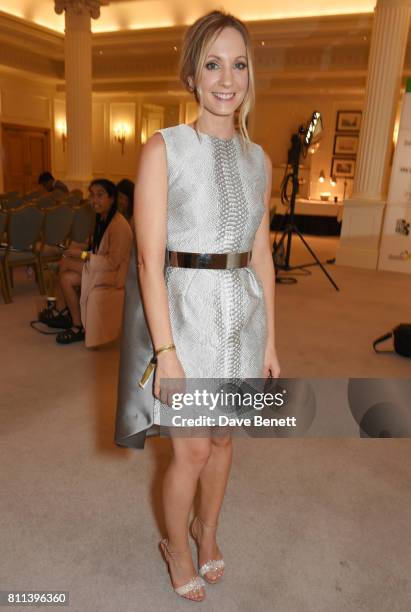 Presenter Joanne Froggatt poses in the winners room at The South Bank Sky Arts Awards at The Savoy Hotel on July 9, 2017 in London, England.