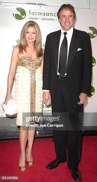 Actor/comedian Kevin Nealon and wife, actress Susan Yeagley attend the 2008 Farm Sanctuary Gala for Farm Animals at Cipriani Wall Street on May 17,...