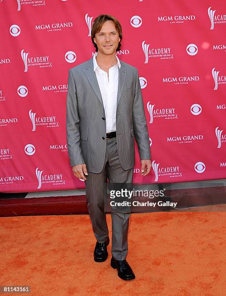 Musician Bryan White arrives at the 43rd annual Academy Of Country Music Awards held at the MGM Grand Garden Arena on May 18, 2008 in Las Vegas,...
