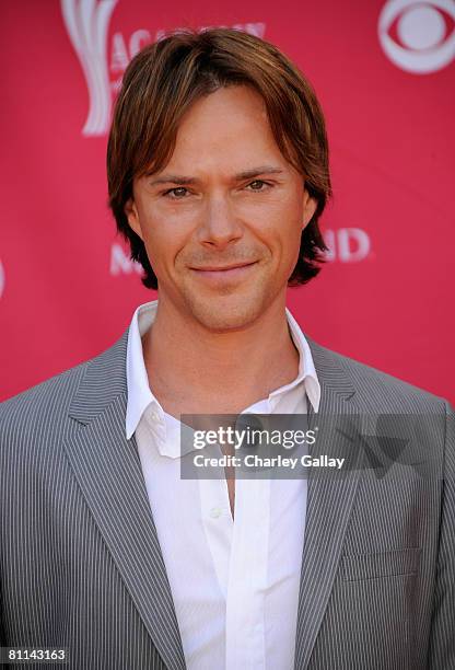 Musician Bryan White arrives at the 43rd annual Academy Of Country Music Awards held at the MGM Grand Garden Arena on May 18, 2008 in Las Vegas,...