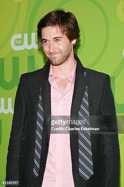 Actor Ryan Eggold arrives at the CW Network's Upfront at the Lincoln Center on May 13, 2008 in New York City.