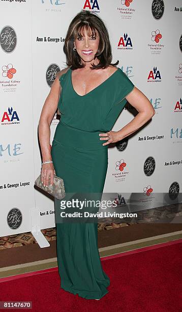 Actress Kate Linder attends the 29th annual 'The Gift of Life' gala at the Hyatt Regency Century Plaza Hotel on May 18, 2008 in Los Angeles,...