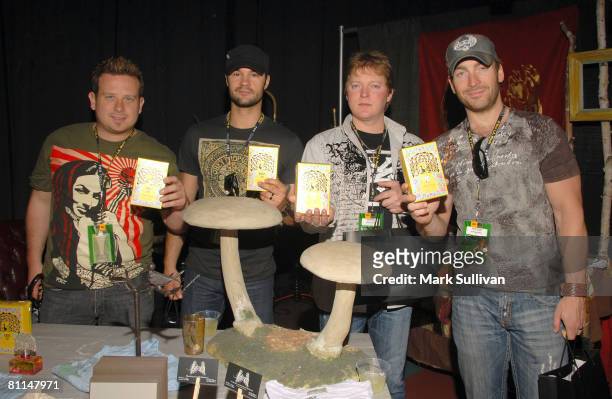 Emerson Drive in Backstage Creations poses at the 2008 Academy of Country Music Awards held on May 18, 2008 in Las Vegas, Nevada.