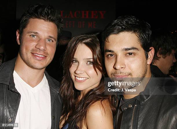 Nick Lachey, Sophia Bush and Wilmer Valderrama