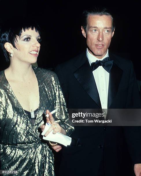 New York June 9th 1974. Liza Minnelli and designer Halston sighting in Manhattan.