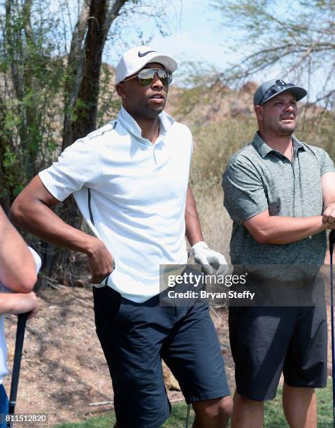 Professional Basketball player Gerald Henderson Jr. Attends the Coach Woodson Las Vegas Invitational at Cascata Golf Club on July 9, 2017 in Boulder...