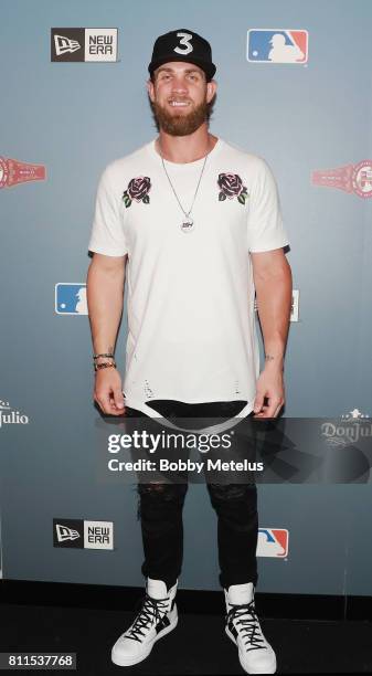 Bryce Harper attends the New Era Cap MLB All-Star Party 2017 at Beachcraft at 1 Hotel South Beach on July 9, 2017 in Miami Beach, Florida.