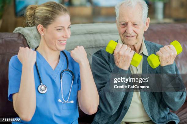 friendly nurse - cardiopulmonary system stock pictures, royalty-free photos & images