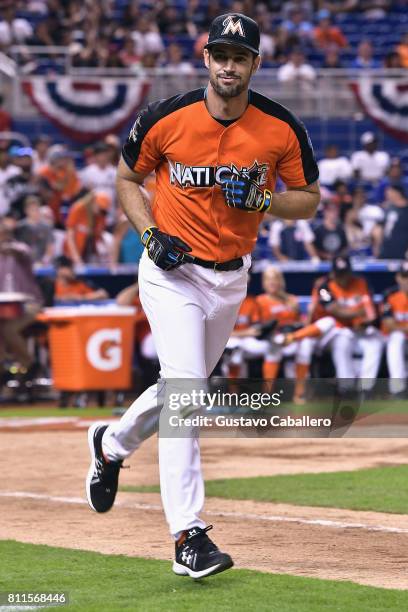 William Levy attends the 2017 MLB All-Star Legends and Celebrity Softball at Marlins Park on July 9, 2017 in Miami, Florida.