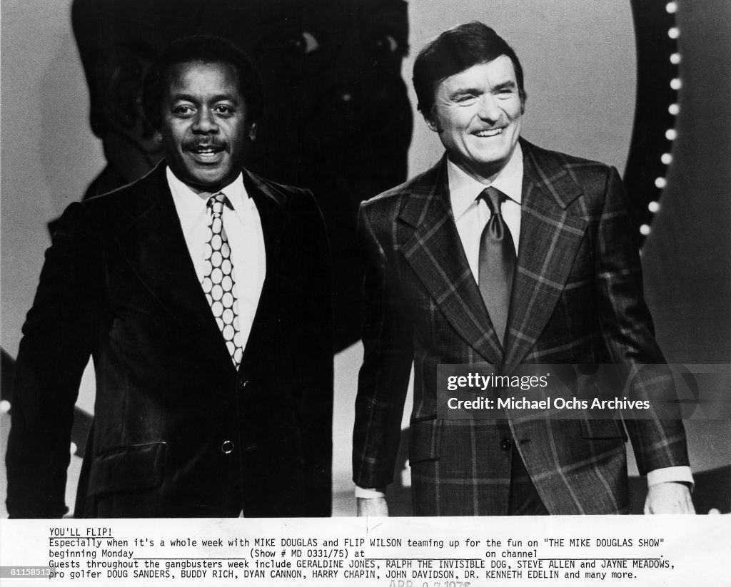 Mike Douglas And Flip Wilson