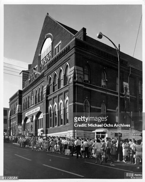The Ryman Auditorium aka Grand Ol Opryin circa 1955