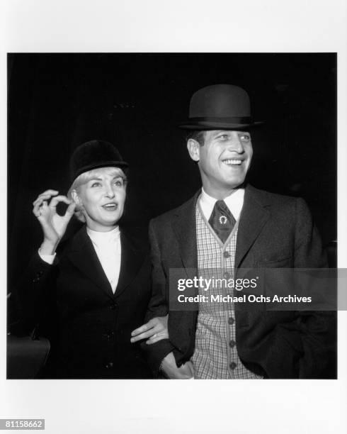 Photo of Paul Newman and Joanne Woodward.