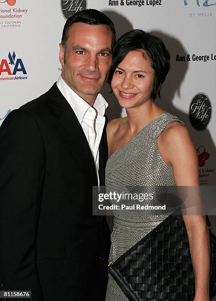 Jonathan and Sescie Antin attend the George Lopez and the National Kidney Foundation honor Samuel L. Jackson and Latanya R. Jackson at the 29th...