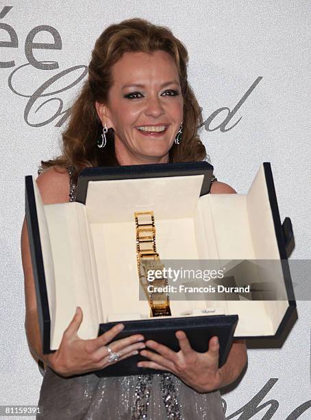 Co-President of Chopard Caroline Gruosi Scheufele attends the Chopard Trophy Award at Carlton Hotel during the 61st International Cannes Film...