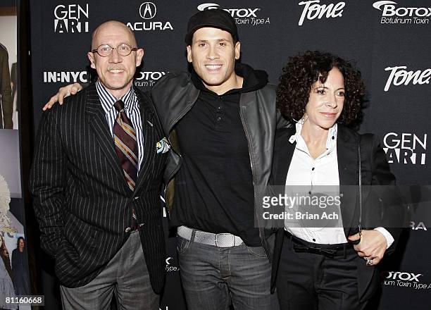 Michael Fink, Marc Ecko, and Barbara Kramer at the 10th Anniversary of Gen Art's Styles International Design Competition at Hammerstein Ballroom on...