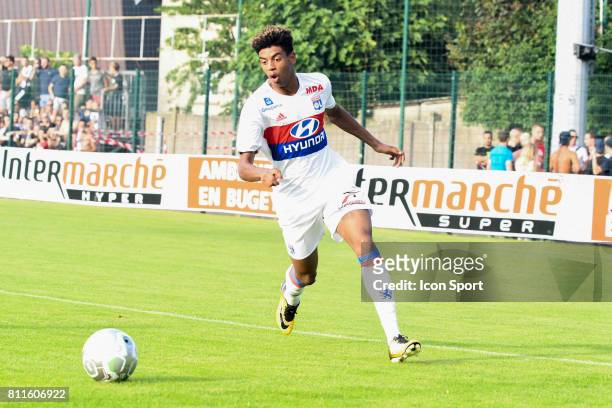 Willem Geubbels of Lyon during the friendly match between Olympique Lyonnais and Bourg-en-Bresse on July 8, 2017 in Peronnas, France.