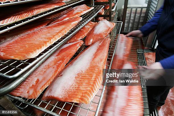 Tasmanian fresh fish is prepared for market May 20, 2008 in Launceston, Australia. The Produce of Heaven Company was launched in Launceston, and it...