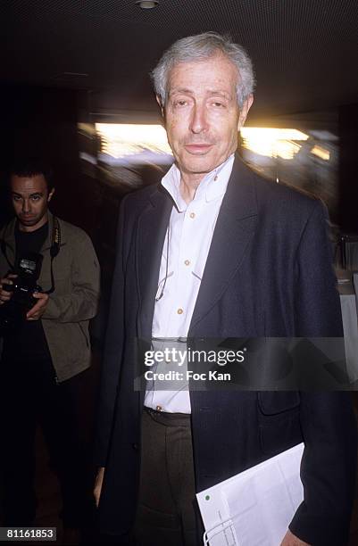 Didier Grumbach attends the Franck Sorbier and Devernois Fashion Exhibition Party at the Maison Blanche on September 12, 2007 in Paris, France.