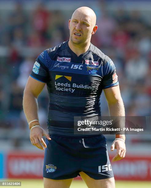 Leeds Rhinos Carl Ablett in action against Salford Red Devils, during the Betfred Super League match at the AJ Bell Stadium, Salford.