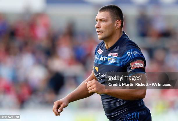 Leeds Rhinos Ryan Hall in action against Salford Red Devils, during the Betfred Super League match at the AJ Bell Stadium, Salford.