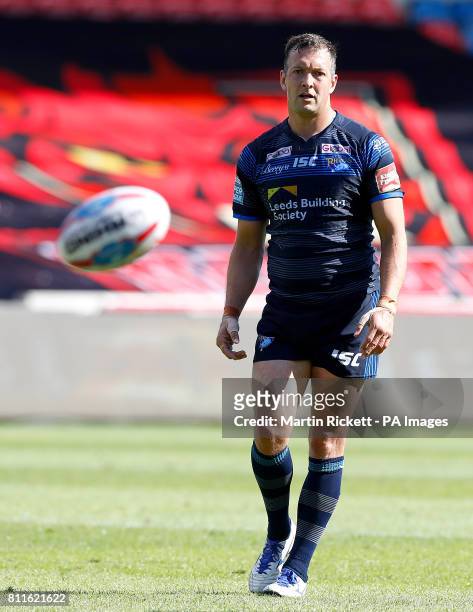 Leeds Rhinos Danny McGuire in action against Salford Red Devils, during the Betfred Super League match at the AJ Bell Stadium, Salford.