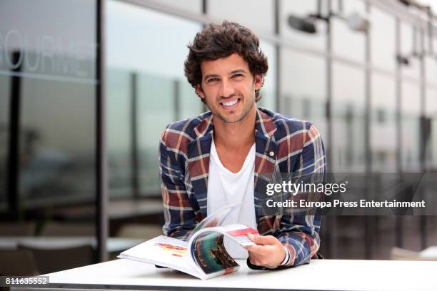 Jorge Brazalez, the winner of TV MasterChef, presents his book 'Las recetas de Jorge' on July 7, 2017 in Madrid, Spain.