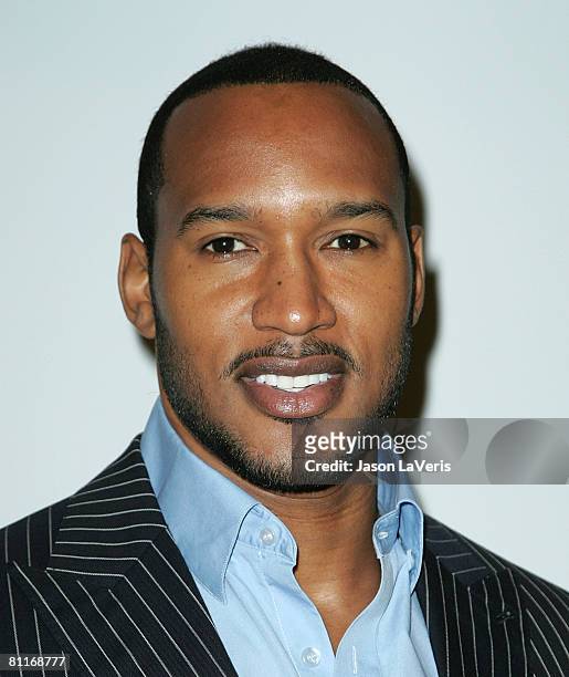 Actor Henry Simmons at The 18th Annual NAACP Theatre Awards Press Conference at the Reniassance Hotel on May 20, 2008 in Hollywood, California.