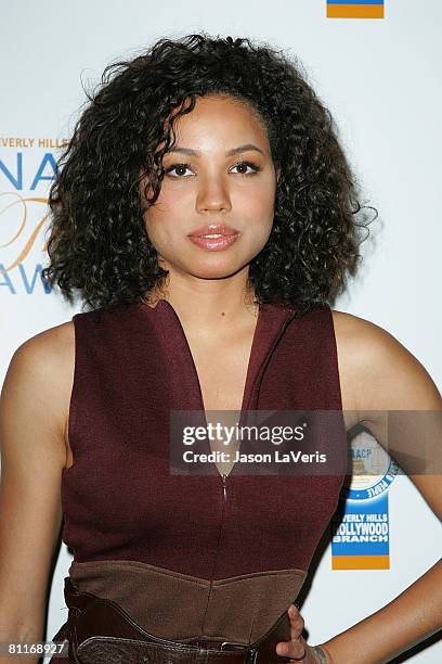Actress Jurnee Smollett at The 18th Annual NAACP Theatre Awards Press Conference at the Reniassance Hotel on May 20, 2008 in Hollywood, California.