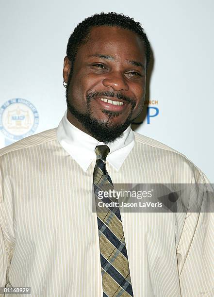 Actor Malcolm-Jamal Warner at The 18th Annual NAACP Theatre Awards Press Conference at the Reniassance Hotel on May 20, 2008 in Hollywood, California.